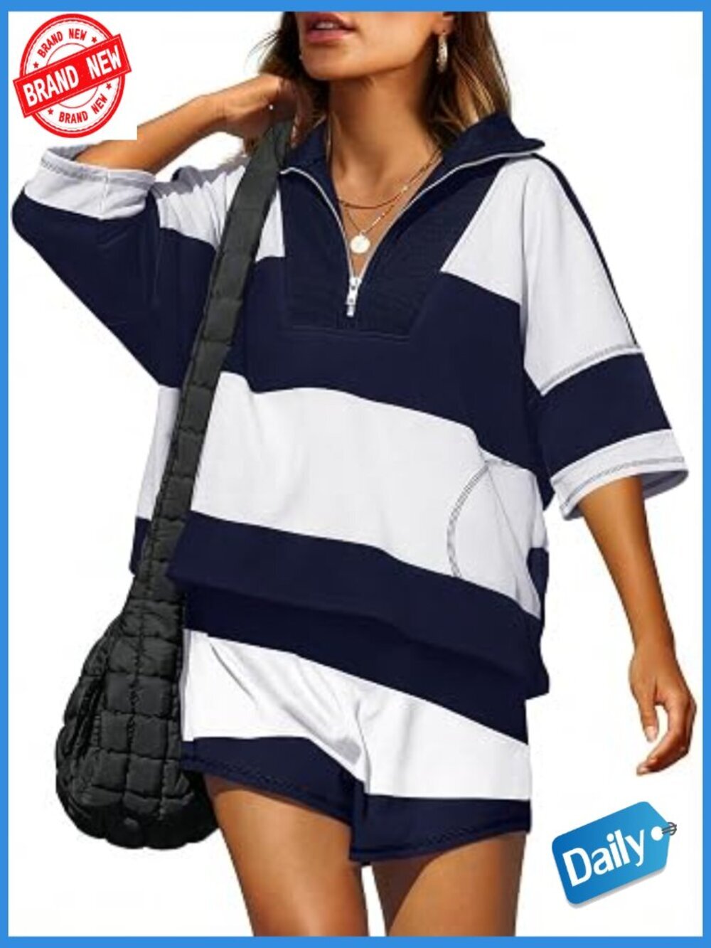 2 Piece Short Set Oversized Workout Lounge Matching Sets